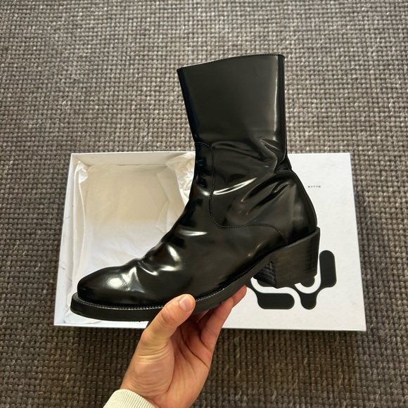 Eytys Blaise Black Leather Zippered Boot main image 12